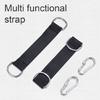 Wear Resistant Hammocks Rope High Strengths Tree Hanging Swing Fixing Strap for Gym and Camping Use With Carabiners