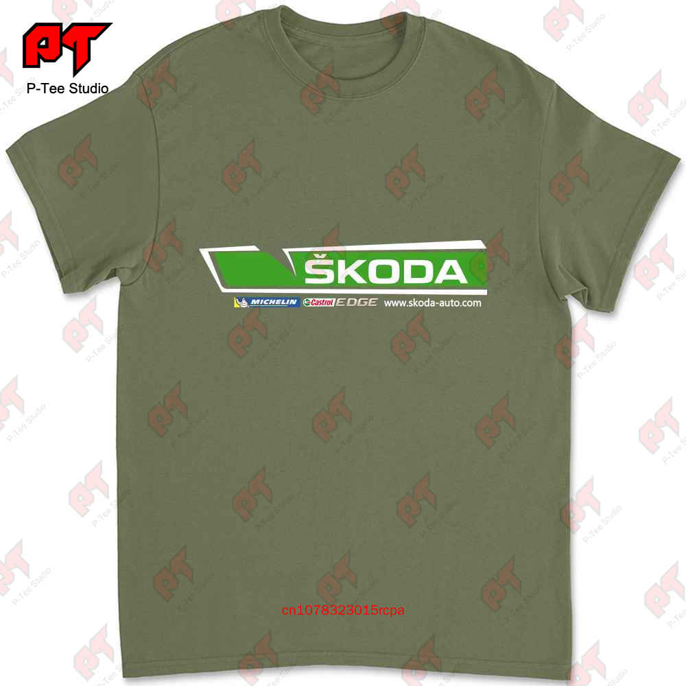 

Skoda Motorsport Ралі Fabia Wrc S2000 Гоночний Спортивний Автомобіль 2018 Футболка 5SIA M
