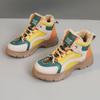 Women's Winter Chunky Platform Sneakers Lace-Up Warm Snow Boots Non-Slip Ankle Booties With Faux Fur Lining Comfort Walking Short Boot Shoes for Women