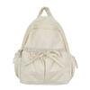Handbag Nylon Backpack Korean Style Shoulders Bag Cute Bow Backpack  Office Worker