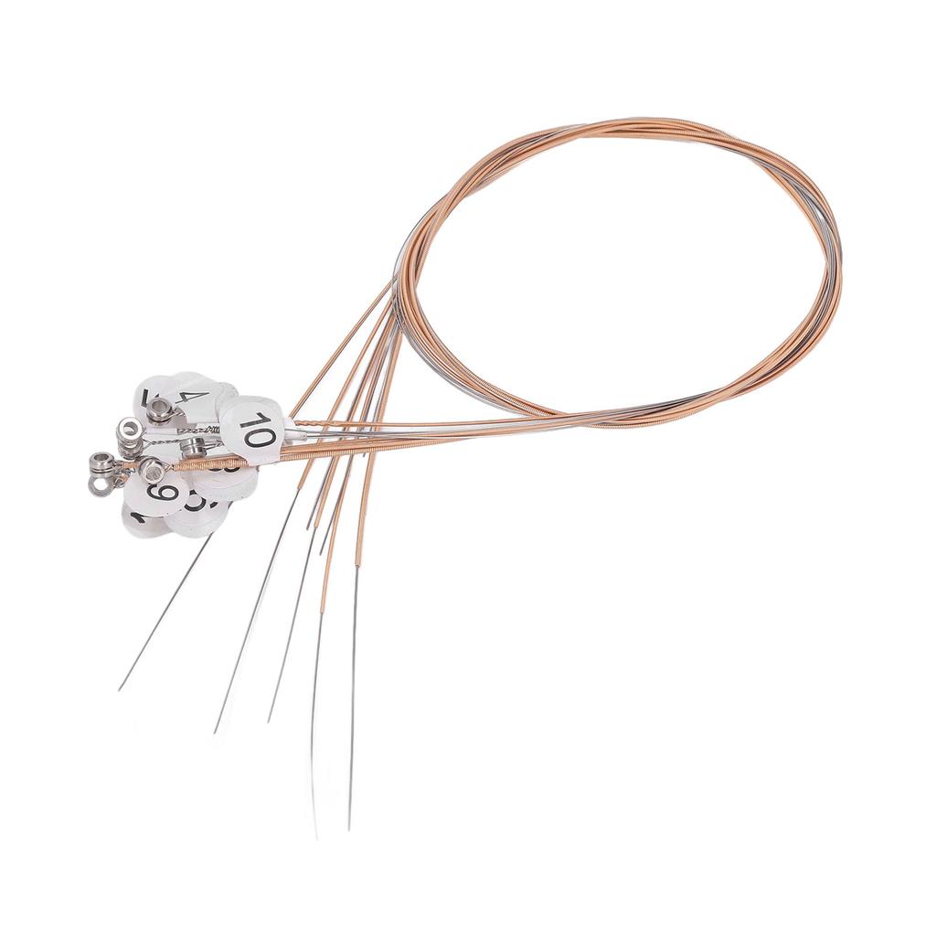 10PCS Lyra Harp Steel String Wear Resistance Adjustable Tone Harp String Set for Replacement
