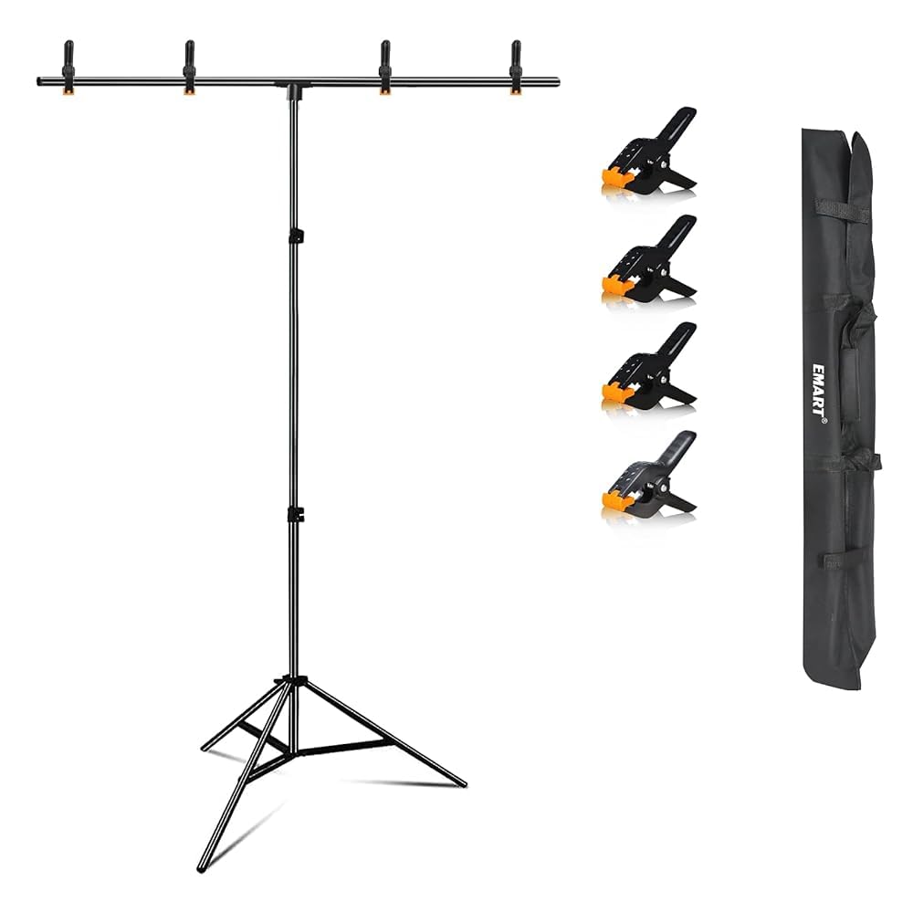 

EMART фон стенд 150x200см Фотография Зеленый фон стенд Регулируемая высота Легко установить Удобно переносить и хранить Подходит для фотографии