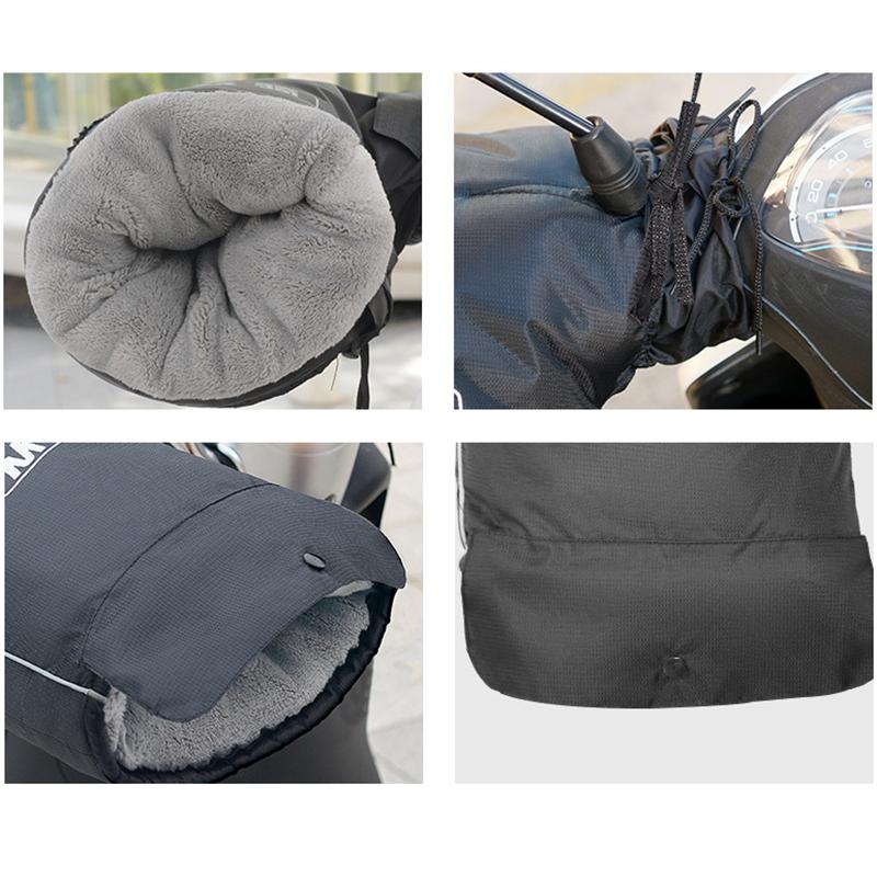 

WUPP CS-1506A1 1 Pair Winter Electric Bicycle Motorcycle Warm Handlebar Cover Handle Gloves,Large Opening Type A