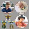 1-20PCS Novelty Fidget Spinner Transformable Robot Toy for Kids Stress Relief Sensory Relaxation Party Favor Gift