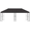 Gazebo with Side Walls 6 x 3 m Anthracite Polyester and Steel