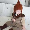 Baby-Elfen-Ohrenschützer-Strickmütze im koreanischen Stil - Niedlich und warm für Herbst & Winter