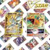 100 Stück Pokemon Karten Glänzend VSTAR GX EX VMAX MEGA TAG TEAM Energie Trainer Charizard Pikachu Sammlung Kampfkarte I01