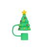 10mm Drinking Straw Cap Leak Stopper Christmas Gift Cute Silicone Straw Sleeve Party Decor Cup Accessories Spill Proof Stopper