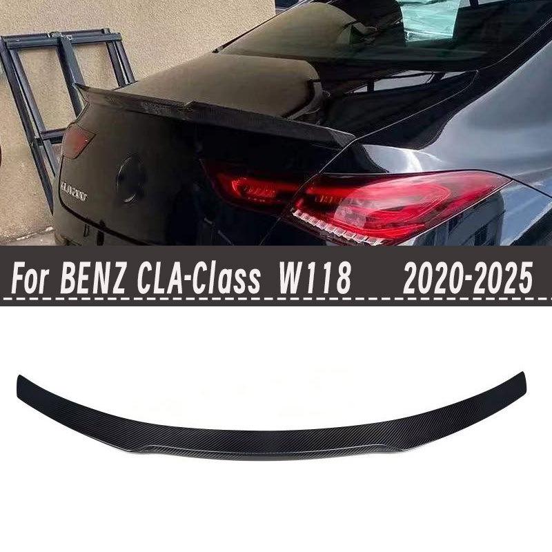 

Mercedes-Benz CLA W118 FD Style Carbon Fiber Rear Spoiler & No-Drill Diffuser Gloss Black Primer