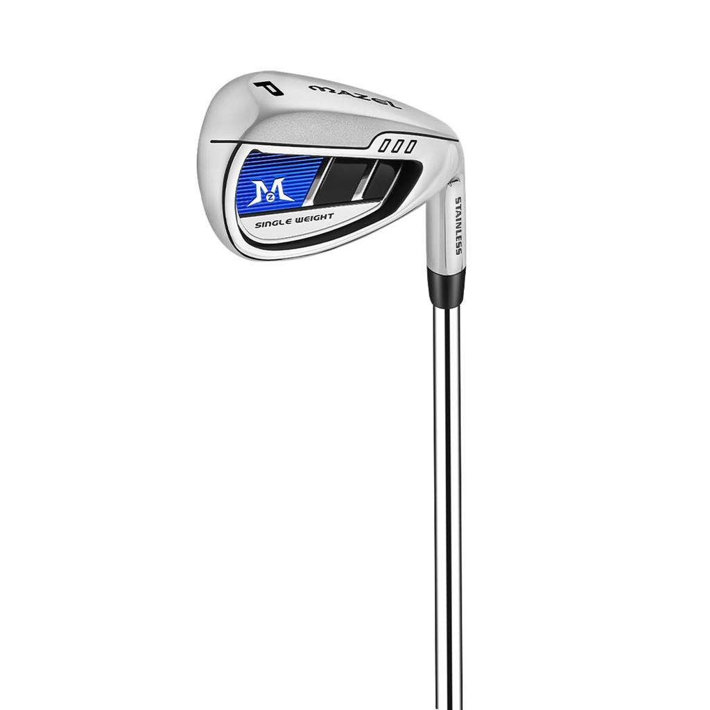MAZEL Set di Ferri da Golf Set di Ferri a Lunghezza Unica Shaft Mano Destra e Sinistra Lunghezza Singola Set da 9 Pezzi No Solo S Destro Grafite/Acciaio 4-SW Uomo Borsa/Mazze