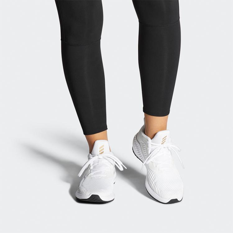 Adidas Alphabounce+ 3 'White Copper Metallic' Women's Sneakers EG1386