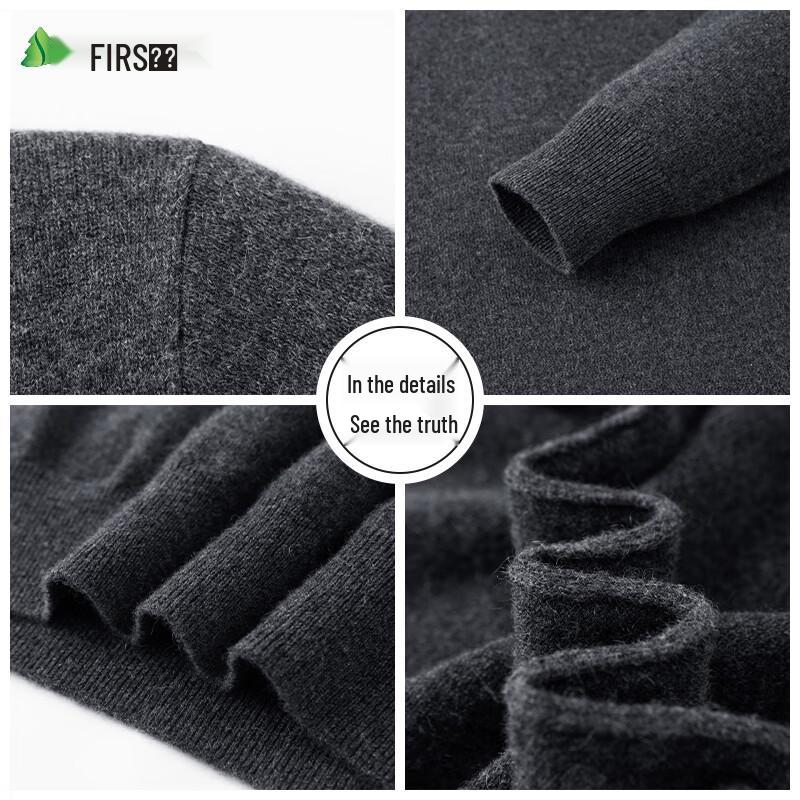 Shanshan Pure Cashmere Men's V-Neck Sweater