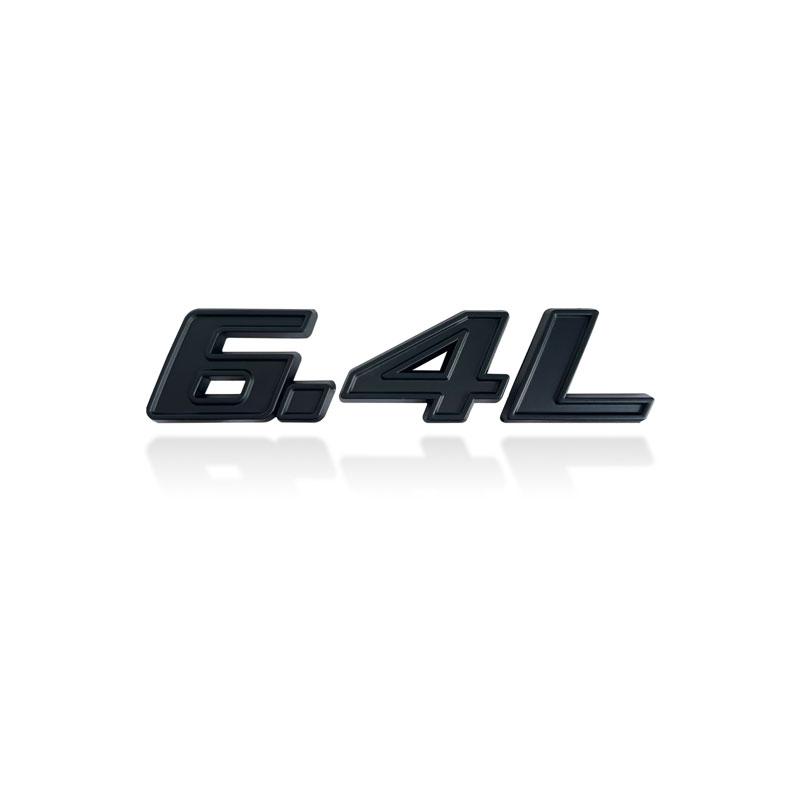 1Pc Metal 3D Car Sticker 392 345 6.4L Emblem Car Fender Side Sticker Rear Trunk Bumper Tail Sticker For Hemi Charger Challenge