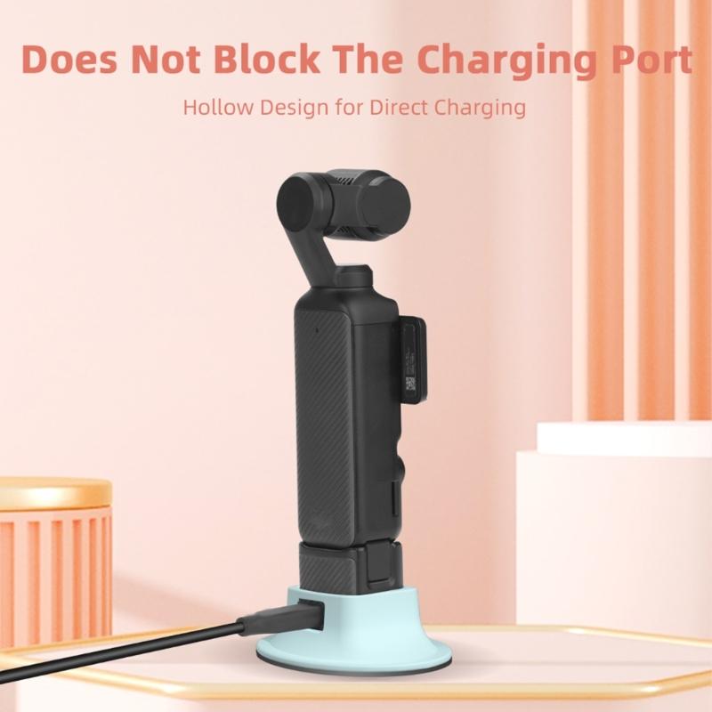 Adjustable Silicone Camera Holder Desktop Mount for Pocket 3 Cameras Stable For Vloggings Content Creation