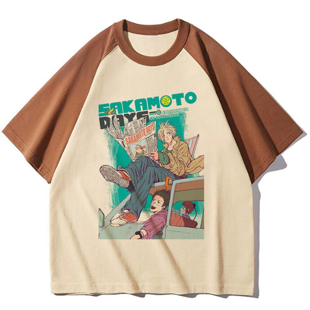 Sakamoto Days T Shirt University 2000s Aesthetic Kawaii Y2k Tshirt Psychedelic Retro Harajuku Trendy Tees