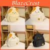 Cat Cartoon Backpack For Girls Oxford Fabric Large Capacity School Bag With Zipper Closure