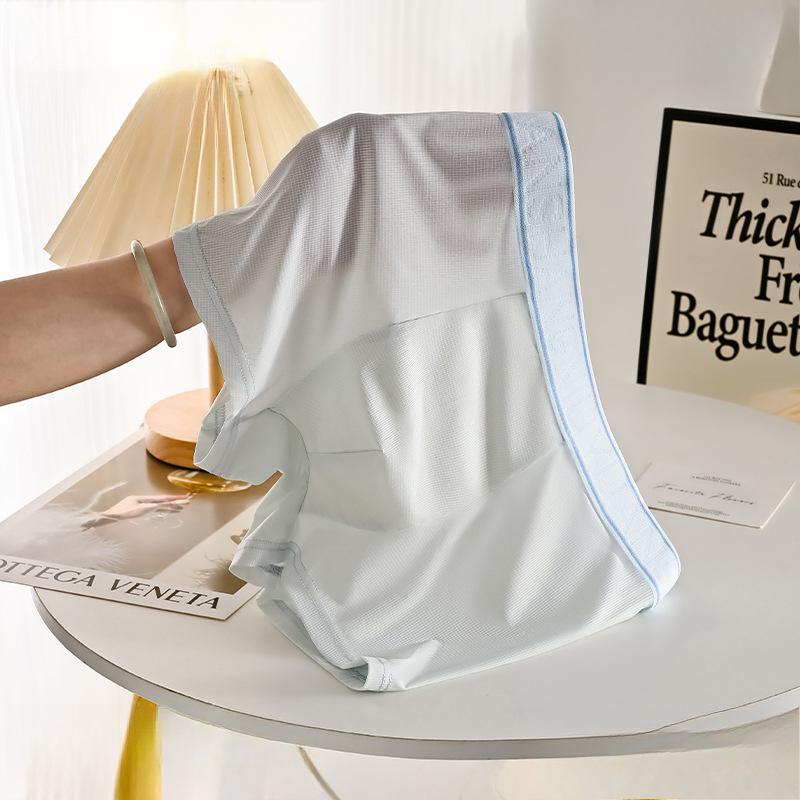 3pcs Men's Underwear Summer Quick Drying Square Corner Pants Men's Anti Pinch Hip Flat Corner Shorts Boxer Brief