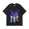 275 GSM Washed T-shirts 100% Cotton Dragon Ball V38 Dragons Print Unisex Heavy Cotton T Shirt