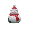 Hand Carved Wooden Santa/Snowman/Tree Figurine Carving Ornament Christmas Miniature Sculpture Table Decorations Gift