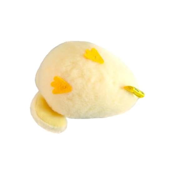 Sunlemon Powabiyori Key Chain Chick 10 X 9.5 X 14 Cm Bag Charm Keychain Wool Style Fabric Cute Bird Healing P-1873