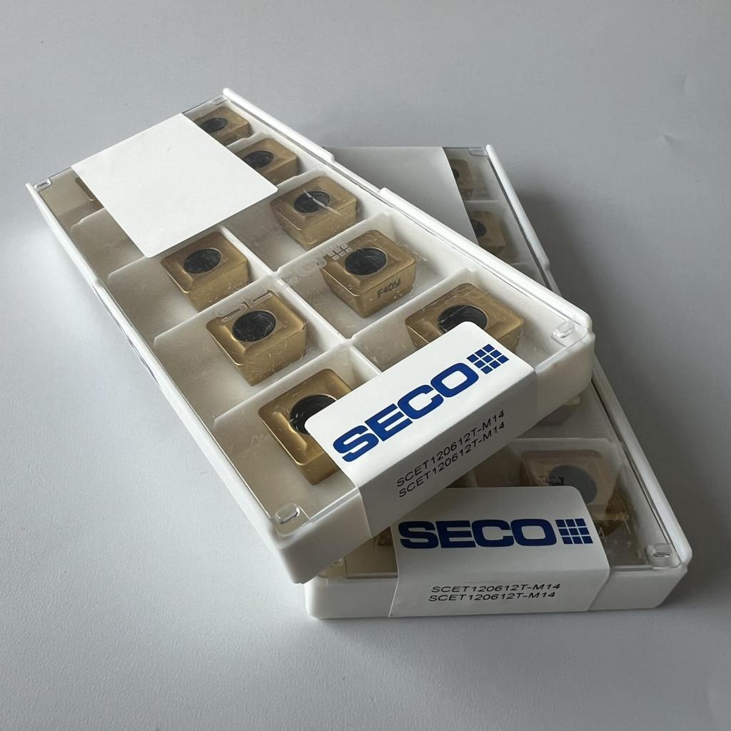 SECO / SCET120612T-M14,F40M / Original genuine CNC alloy blade 10 Pcs