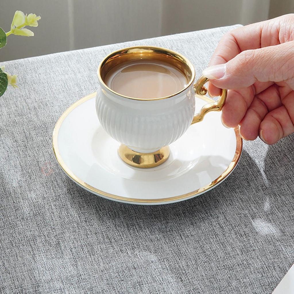 90ML European Set Afternoon Tea High-end Coffee Cup Ceramic British Exquisite Household Tea Cup Tea Set Cup
