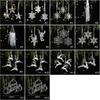 DIY Transparent Icicle Ornaments Acrylic Xmas Tree Ornaments  Merry Christmas Decor