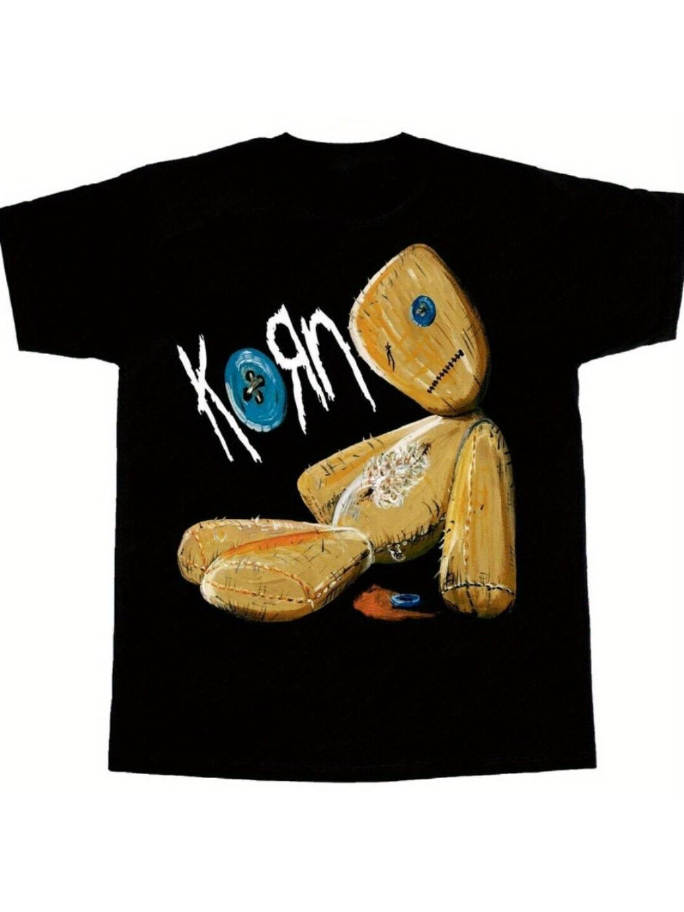 Black Korn Band Graphic T-shirt - Short Sleeve XXL