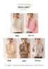 Women's Cashmere Cable Knit Sweater - Loose Fit, Double-Strand, Half-High Collar, Solid Color, Short Style, Perfect for Autumn and Winter
