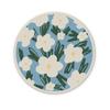 Insulation Mat, Tea Coaster, Round Flower Pattern, Creative Personalized Bowl Kettle Mat, Diatomaceous Earth Absorbent Coaster