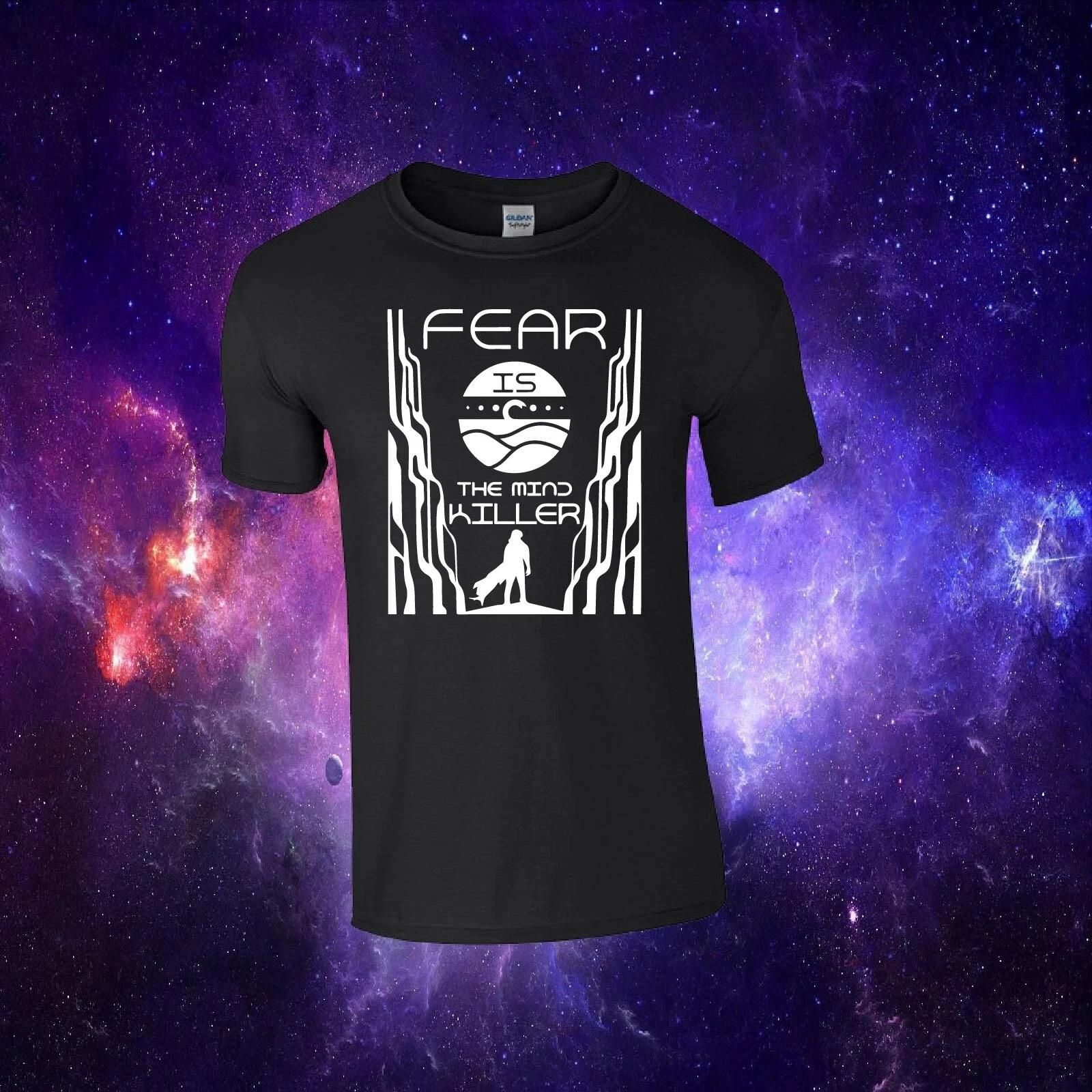 Fear Is The Mind Killer Dune Inspired SciFi Movie Unisex Kids Adults Top T-shirt M