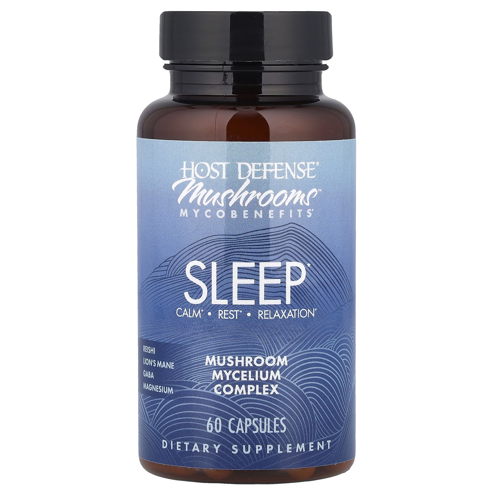 

Host Defense, Mushrooms™ Mycobenefits, Sleep, 60 Capsules