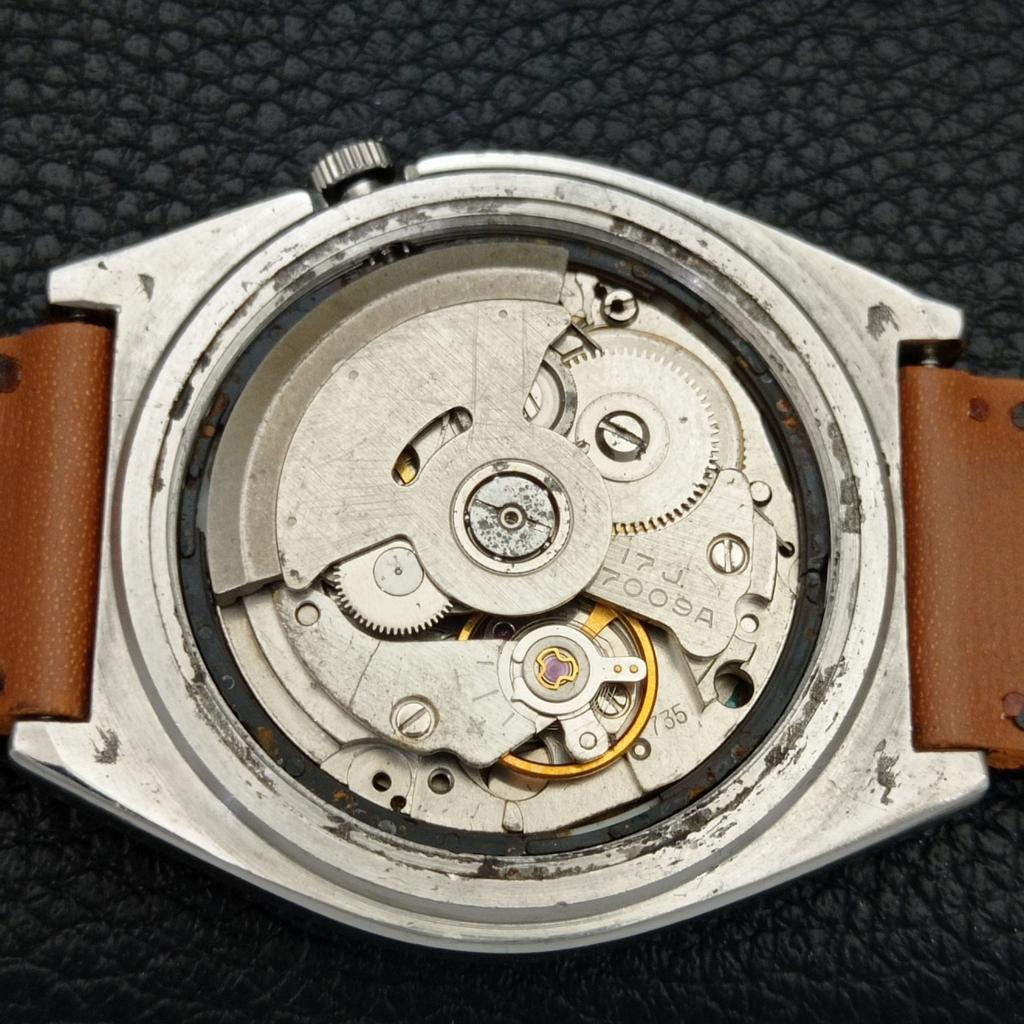 SEIKO 5 AUTOMATIC 7009A JAPAN MENS VINTAGE WHITE COLOR DIAL WATCH a702610-1 R209-a702610