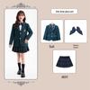 British Style Spring/Autumn Three-Piece Kindergarten & Primary School Uniform Set
