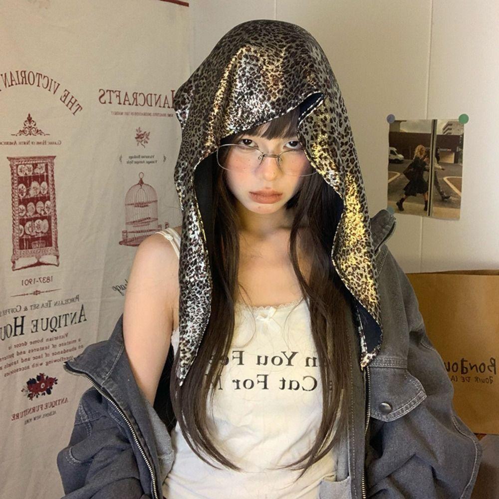 Y2K Triangle Scarf Printed Punk Bandana Simple Hair Scarf  Female