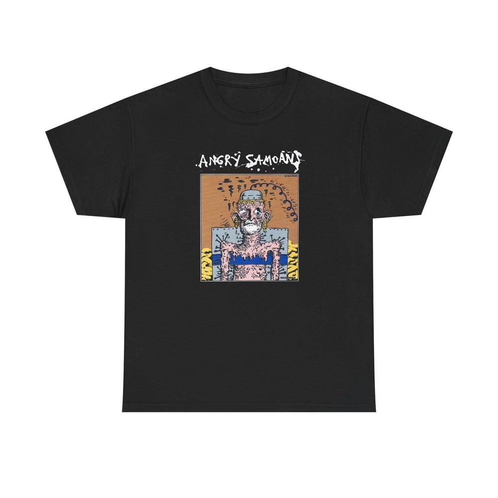Angry Samoans  Inside my Brain Tape Art Shirt  USA Hardcore Punk Unisex T-Shirt XXXL