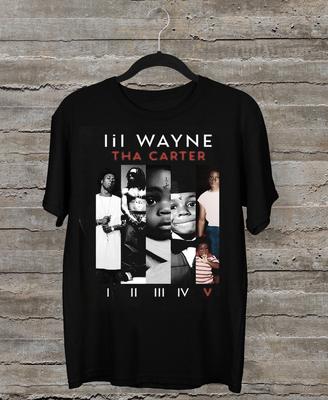 Lil Wayne Vtg Cadeau Voor Fan Katoen Zwart S-2345XL Unisex T-shirt BM1678