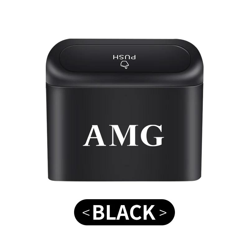 

Car Trash Can Portable Wastebasket Trash Can With Lid For Mercedes Benz AMG W203 W206 W220 W205 W211 W212 W201 W210 W108 GLC GLK