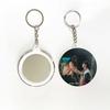 Llavero Colgante Espejo Insignia "Lovely Runner" - Merchandising del Drama Coreano con Byeon Woo-seok y Kim Hye-yoon