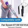 2 st Tillbehörshållare Fästklämma för Dyson V7 V8 V10 V11 Dammsugardel Sughuvud Förvaringsklämma