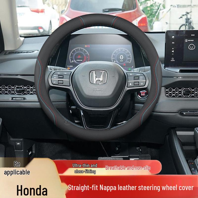 Compatible Steering Wheel Covers for Honda Accord, Breeze, CR-V, Odyssey, Fit, Crider, Vezel, and Zhizun.