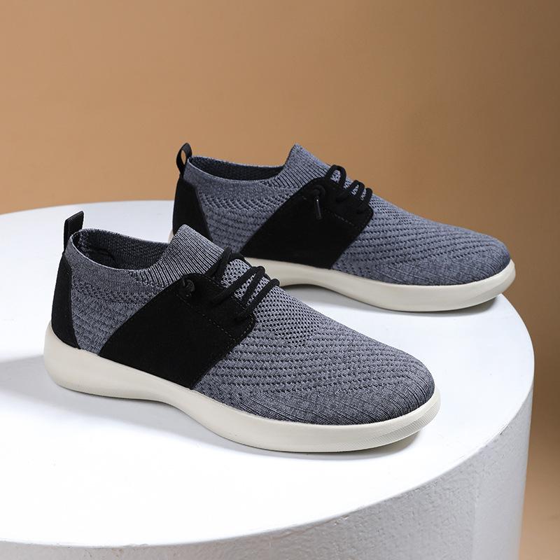 Lace-up-free lazy casual shoes, light and breathable thin mesh shoes, versatile and comfortable casual shoes