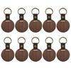 10Pcs Personalized Wooden Keychain Vintage Car Key Accessory Engraving Keyring