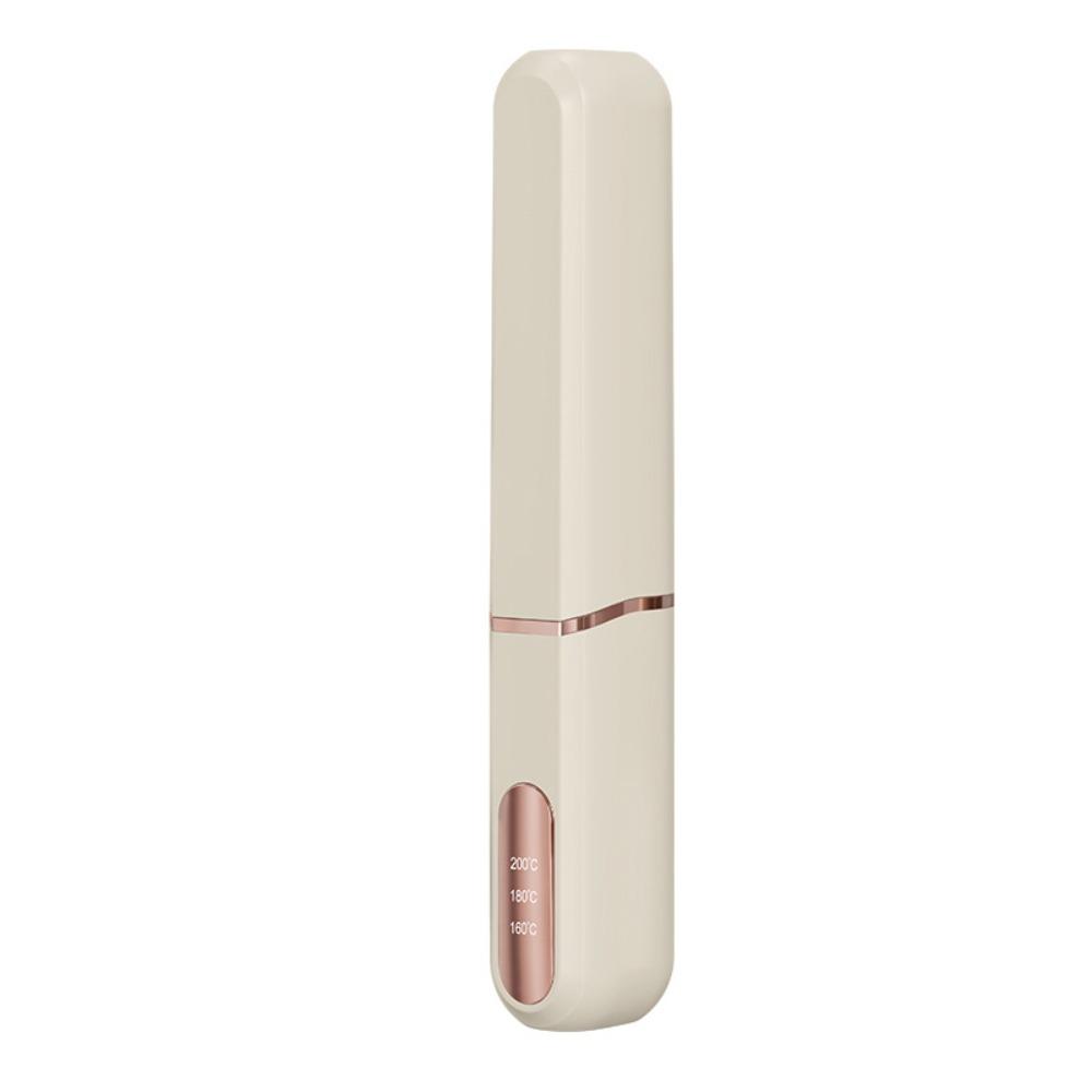 

3 Temp Settings Straight Hair Comb with Lid Straightening Comb New Hair Straightener бежевий