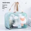 Modern Simple Pvc Cosmetic Organizer With Large Capacity For Home And Travel Use
