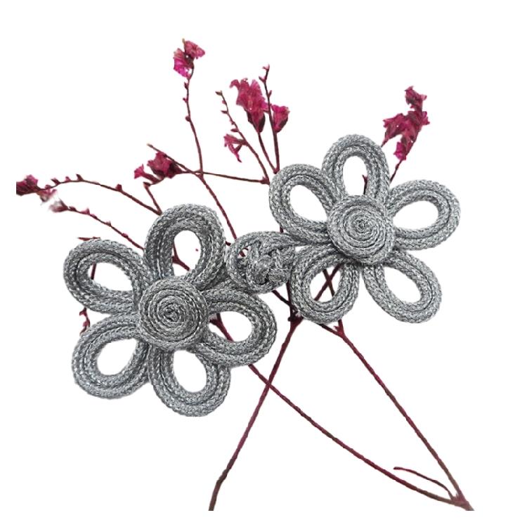 Chinese Knot Frog Disc Buckle Buttons 1 Pair for Dance National Dress Cheongsam