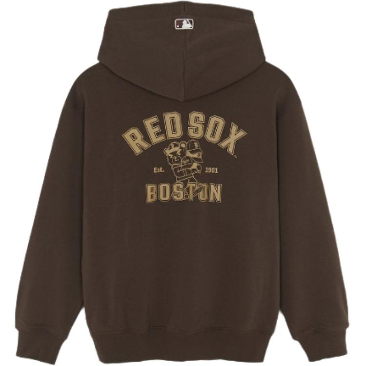 MLB Sweatshirts Men s Brown Hooded Moderate 3AHDE0154-43BRS S