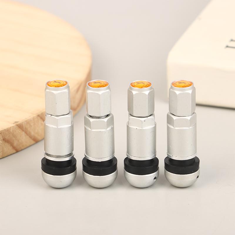 4 Buc. Aliaj Aluminiu Mașină Tubeless Roată Anvelopă Valvă Durabilă Profesională Accesorii Anvelopă Auto Tijă Fund Rotund Capac Hexagonal Mașină