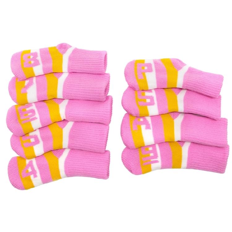 9Pcs Golf Iron Head Cover Washable Knitted Golf Club Headcover Golf Putter Cover