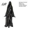 Creative Gifts for Gothic Fans Hooded Faceless Witch Sculpture Sitting Lady Dark Aesthetic Mysterious Woman Statue Figurine 3D Printed Ornament Home